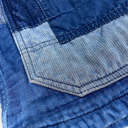【中古品】【メンズ】 FDMTL ファンダメンタル CRAZY PATTERN DENIM COVERALL JACKET クレイジー パターン デニム カバーオール ジャケット 再構築 アウター 140-260626-ay-05-izu サイズ：3 カラー：インディゴ系 万代Net店