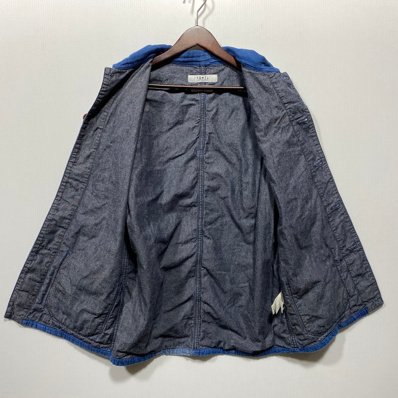 【中古品】【メンズ】 FDMTL ファンダメンタル CRAZY PATTERN DENIM COVERALL JACKET クレイジー パターン デニム カバーオール ジャケット 再構築 アウター 140-260626-ay-05-izu サイズ：3 カラー：インディゴ系 万代Net店