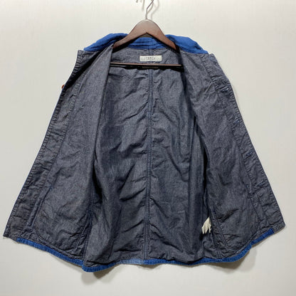 【中古品】【メンズ】 FDMTL ファンダメンタル CRAZY PATTERN DENIM COVERALL JACKET クレイジー パターン デニム カバーオール ジャケット 再構築 アウター 140-260626-ay-05-izu サイズ：3 カラー：インディゴ系 万代Net店