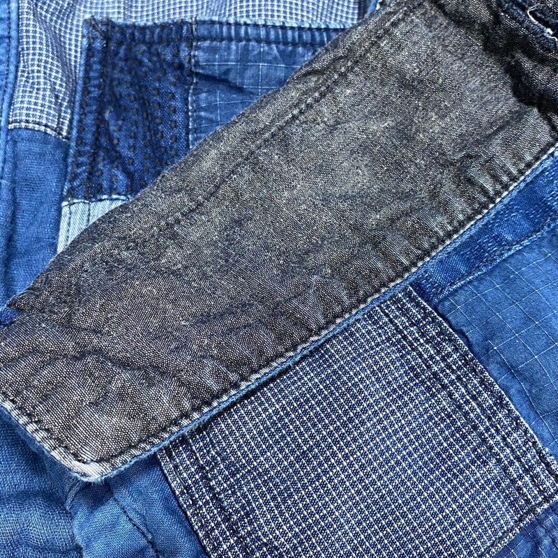 【中古品】【メンズ】 FDMTL ファンダメンタル CRAZY PATTERN DENIM COVERALL JACKET クレイジー パターン デニム カバーオール ジャケット 再構築 アウター 140-260626-ay-05-izu サイズ：3 カラー：インディゴ系 万代Net店