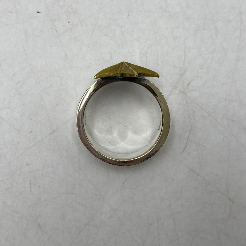 【中古品】【メンズ/レディース】 JAM HOME MADE ジャムホームメイド BRASS SILVER STAR RING ブラス シルバー スター リング 指輪 アクセサリー 192-260628-kh-08-izu カラー：シルバー 万代Net店
