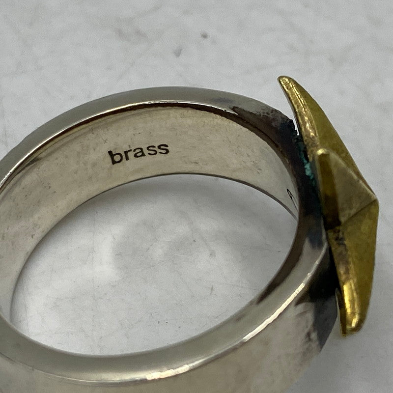 【中古品】【メンズ/レディース】 JAM HOME MADE ジャムホームメイド BRASS SILVER STAR RING ブラス シルバー スター リング 指輪 アクセサリー 192-260628-kh-08-izu カラー：シルバー 万代Net店