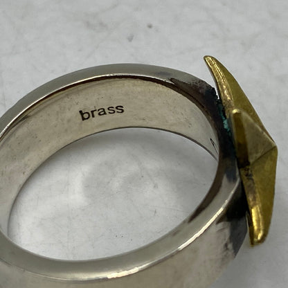 【中古品】【メンズ/レディース】 JAM HOME MADE ジャムホームメイド BRASS SILVER STAR RING ブラス シルバー スター リング 指輪 アクセサリー 192-260628-kh-08-izu カラー：シルバー 万代Net店
