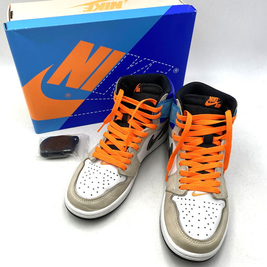 【中古品】【メンズ】 NIKE ナイキ AIR JORDAN 1 RETRO HIGH OG "PROTOTYPE" DC6515-100 エアジョーダン 1 レトロ ハイ オリジナル スニーカー シューズ 靴 160-260626-ay-01-izu サイズ：26.5cm カラー：WHITE/TOTAL ORANGE-MULTI COLOR 万代Net店