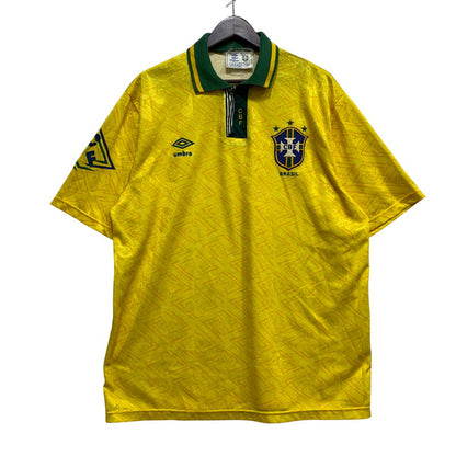 【中古品】【メンズ】 OLD UMBRO オールドアンブロ HOME UNIFORM ホームユニフォーム ブラジル代表 イングランド製 146-260704-as-19-izu カラー：イエロー 万代Net店