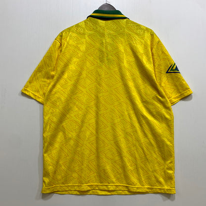【中古品】【メンズ】 OLD UMBRO オールドアンブロ HOME UNIFORM ホームユニフォーム ブラジル代表 イングランド製 146-260704-as-19-izu カラー：イエロー 万代Net店