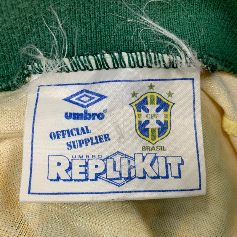 【中古品】【メンズ】 OLD UMBRO オールドアンブロ HOME UNIFORM ホームユニフォーム ブラジル代表 イングランド製 146-260704-as-19-izu カラー：イエロー 万代Net店