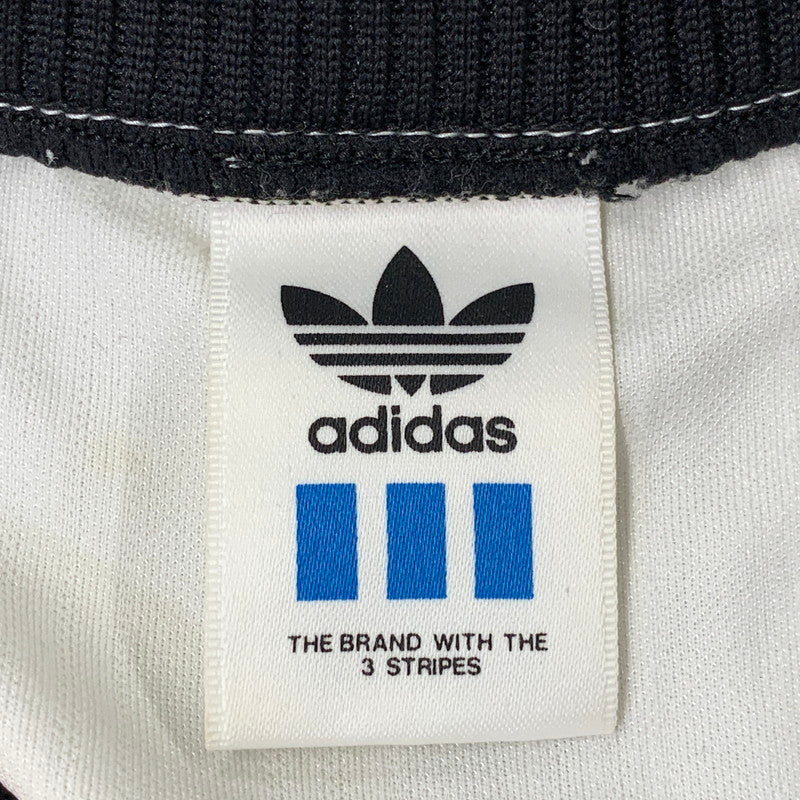 【中古品】【メンズ】 OLD ADIDAS オールドアディダス HENLEY NECK UNIFORM WEQ-1300D ヘンリーネック ユニフォーム デサント社製 ドイツ代表 146-260704-as-18-izu サイズ：O-XO カラー：ホワイト 万代Net店