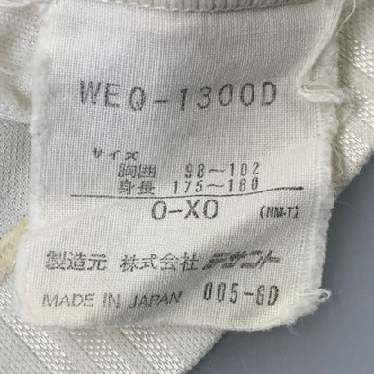 【中古品】【メンズ】 OLD ADIDAS オールドアディダス HENLEY NECK UNIFORM WEQ-1300D ヘンリーネック ユニフォーム デサント社製 ドイツ代表 146-260704-as-18-izu サイズ：O-XO カラー：ホワイト 万代Net店