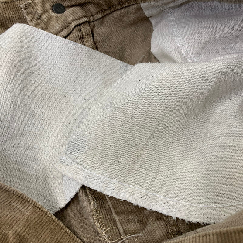 【中古品】【メンズ】 Levi's リーバイス CORDUROY PANTS 519-1523 コーデュロイ パンツ 刻印536 157-260704-as-27-izu サイズ：W34 カラー：ベージュ 万代Net店