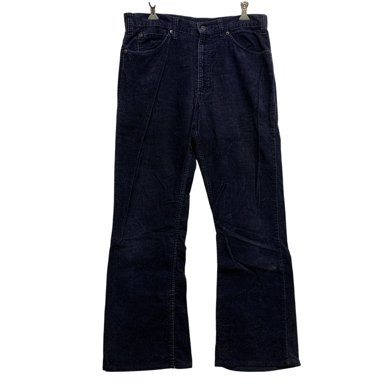 【中古品】【メンズ】 Levi's リーバイス CORDUROY PANTS 517-1517 コーデュロイ パンツ 刻印539 USA製 157-260704-as-26-izu サイズ：34×32 カラー：ネイビー 万代Net店