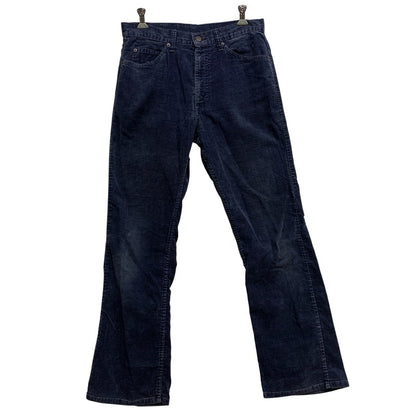 【中古品】【メンズ】 Levi's リーバイス 42TALON CORDUROY PANTS 517-1517 コーデュロイ パンツ 刻印539 USA製 157-260704-as-28-izu サイズ：33×32 カラー：ネイビー 万代Net店