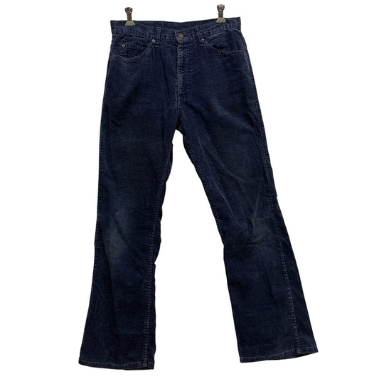 【中古品】【メンズ】 Levi's リーバイス 42TALON CORDUROY PANTS 517-1517 コーデュロイ パンツ 刻印539 USA製 157-260704-as-28-izu サイズ：33×32 カラー：ネイビー 万代Net店