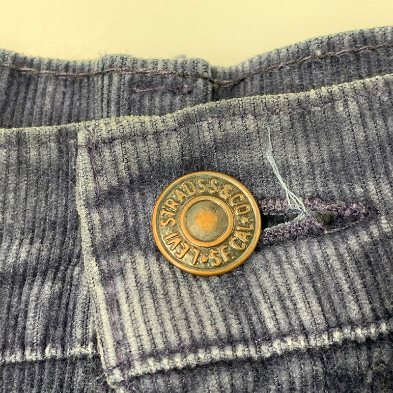 【中古品】【メンズ】 Levi's リーバイス 42TALON CORDUROY PANTS 517-1517 コーデュロイ パンツ 刻印539 USA製 157-260704-as-28-izu サイズ：33×32 カラー：ネイビー 万代Net店
