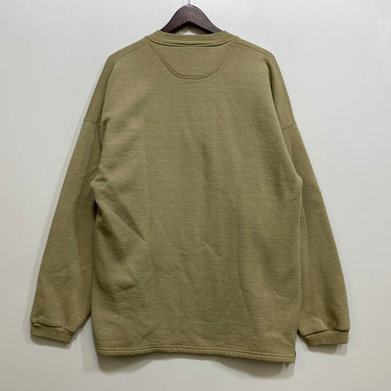 【中古品】【メンズ】 RUSSELL ATHLETIC ラッセルアスレティック HENRY NECK PLAIN SWEAT SHIRT ヘンリーネック スウェット USA製 146-260704-as-17-izu サイズ：L カラー：ベージュ 万代Net店