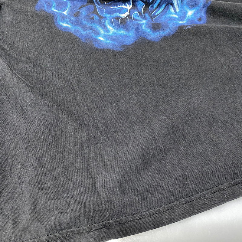 【中古品】【メンズ】 HARLEY DAVIDSON ハーレーダビッドソン BLUE FLAME JOKER L/S TEE ブルーフレイム ジョーカー ロングスリーブTシャツ 長袖 プリント トップス 146-260626-ay-02-izu カラー：ブラック 万代Net店