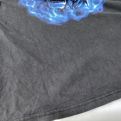【中古品】【メンズ】 HARLEY DAVIDSON ハーレーダビッドソン BLUE FLAME JOKER L/S TEE ブルーフレイム ジョーカー ロングスリーブTシャツ 長袖 プリント トップス 146-260626-ay-02-izu カラー：ブラック 万代Net店