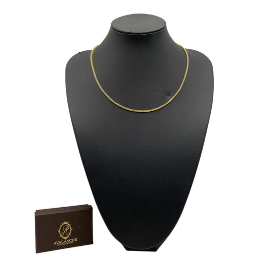 【中古品】【メンズ/レディース】 AVALANCHE アヴァランチ 10K FRANKLIN CHAIN NECKLACE フランクリン チェーン ネックレス アクセサリー 192-260628-kh-10-izu カラー：ゴールド 万代Net店