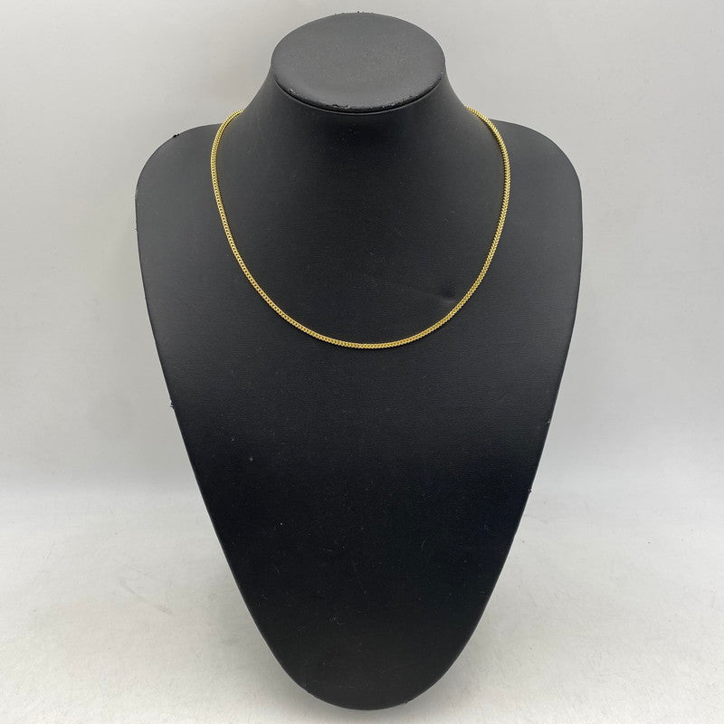 【中古品】【メンズ/レディース】 AVALANCHE アヴァランチ 10K FRANKLIN CHAIN NECKLACE フランクリン チェーン ネックレス アクセサリー 192-260628-kh-10-izu カラー：ゴールド 万代Net店
