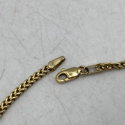 【中古品】【メンズ/レディース】 AVALANCHE アヴァランチ 10K FRANKLIN CHAIN NECKLACE フランクリン チェーン ネックレス アクセサリー 192-260628-kh-10-izu カラー：ゴールド 万代Net店