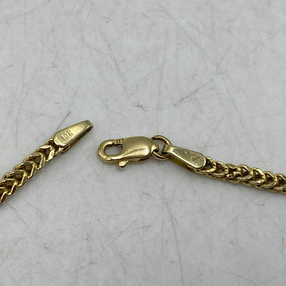 【中古品】【メンズ/レディース】 AVALANCHE アヴァランチ 10K FRANKLIN CHAIN NECKLACE フランクリン チェーン ネックレス アクセサリー 192-260628-kh-10-izu カラー：ゴールド 万代Net店