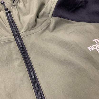 【中古品】【メンズ】 THE NORTH FACE ザ・ノースフェイス ANYTIME WIND HOODIE NP71975 エニータイムウィンドフーディ ジャケット 144-260704-as-25-izu サイズ：L カラー：カーキ 万代Net店