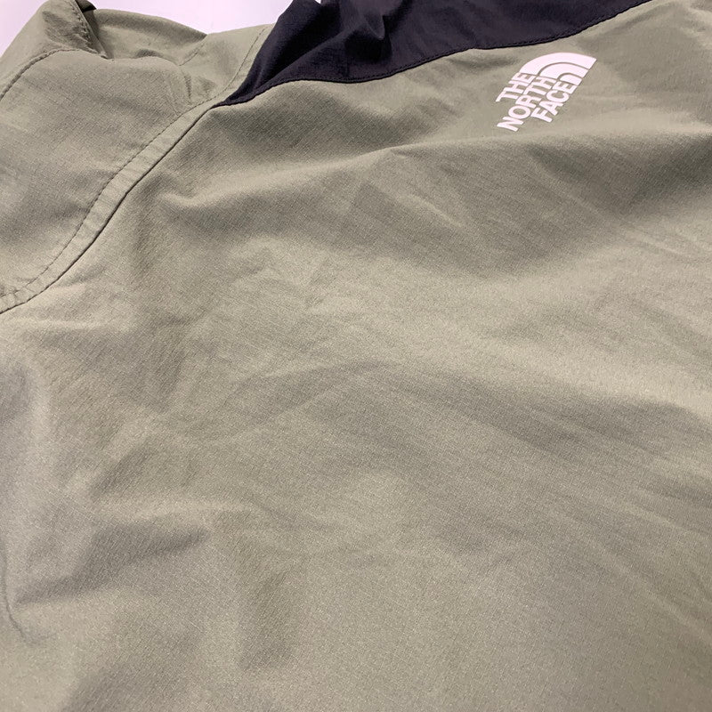 【中古品】【メンズ】 THE NORTH FACE ザ・ノースフェイス ANYTIME WIND HOODIE NP71975 エニータイムウィンドフーディ ジャケット 144-260704-as-25-izu サイズ：L カラー：カーキ 万代Net店