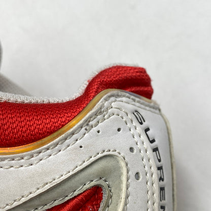 【中古品】【メンズ】 NIKE ナイキ × SUPREME シュプリーム AIR MAX TAILWIND 4/S AT3854-100 エアマックス テイルウインド 4/S スニーカー 靴 160-260628-as-22-izu サイズ：27cm カラー：WHITE UNIVERSITY RED-WHITE 万代Net店
