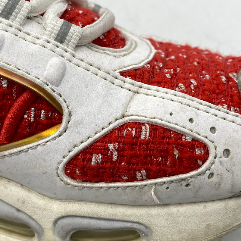 【中古品】【メンズ】 NIKE ナイキ × SUPREME シュプリーム AIR MAX TAILWIND 4/S AT3854-100 エアマックス テイルウインド 4/S スニーカー 靴 160-260628-as-22-izu サイズ：27cm カラー：WHITE UNIVERSITY RED-WHITE 万代Net店