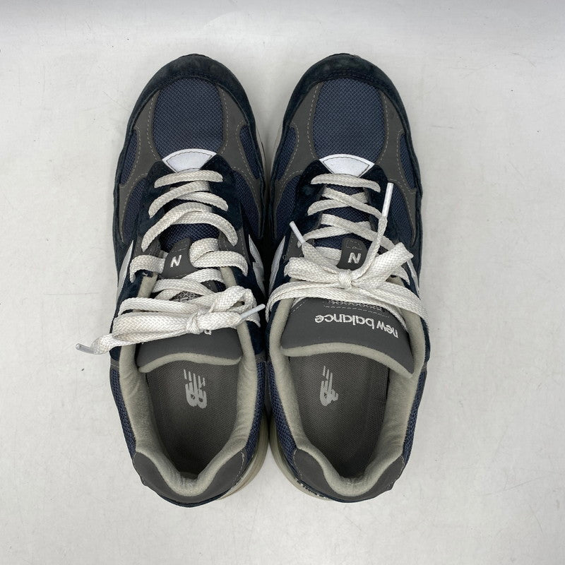 【中古品】【メンズ】 NEW BALANCE ニューバランス U992NY 992 スニーカー 靴 162-260628-kh-03-izu サイズ：27 カラー：ネイビー 万代Net店