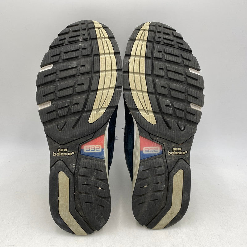 【中古品】【メンズ】 NEW BALANCE ニューバランス U992NY 992 スニーカー 靴 162-260628-kh-03-izu サイズ：27 カラー：ネイビー 万代Net店