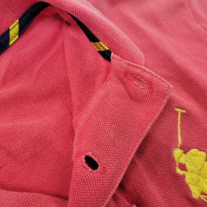 【中古品】【メンズ】 Polo by Ralph Lauren ポロバイラルフローレン BIG PONY S/S POLO SHIRT 0488021 ビッグポニー ショートスリーブ ポロシャツ 半袖 147-260720-as-02-izu サイズ：XS カラー：レッド 万代Net店