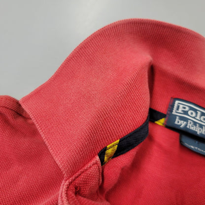 【中古品】【メンズ】 Polo by Ralph Lauren ポロバイラルフローレン BIG PONY S/S POLO SHIRT 0488021 ビッグポニー ショートスリーブ ポロシャツ 半袖 147-260720-as-02-izu サイズ：XS カラー：レッド 万代Net店