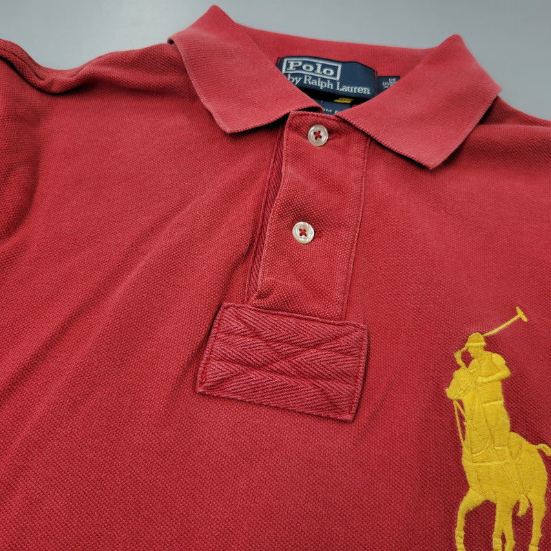 【中古品】【メンズ】 Polo by Ralph Lauren ポロバイラルフローレン BIG PONY S/S POLO SHIRT 0488021 ビッグポニー ショートスリーブ ポロシャツ 半袖 147-260720-as-02-izu サイズ：XS カラー：レッド 万代Net店