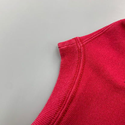 【中古品】【メンズ】 CHAMPION チャンピオン 三角タグ 90’S VGAZETTE SWEATSHIRT Vガゼット スウェット トップス 146-260801-yn-07-izu サイズ：不明 カラー：レッド 万代Net店