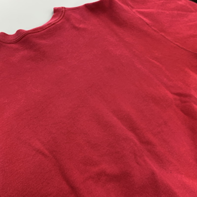 【中古品】【メンズ】 CHAMPION チャンピオン 三角タグ 90’S VGAZETTE SWEATSHIRT Vガゼット スウェット トップス 146-260801-yn-07-izu サイズ：不明 カラー：レッド 万代Net店