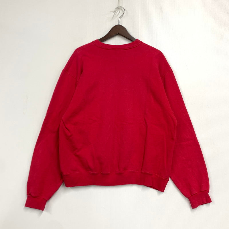 【中古品】【メンズ】 CHAMPION チャンピオン 三角タグ 90’S VGAZETTE SWEATSHIRT Vガゼット スウェット トップス 146-260801-yn-07-izu サイズ：不明 カラー：レッド 万代Net店