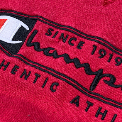 【中古品】【メンズ】 CHAMPION チャンピオン 三角タグ 90’S VGAZETTE SWEATSHIRT Vガゼット スウェット トップス 146-260801-yn-07-izu サイズ：不明 カラー：レッド 万代Net店