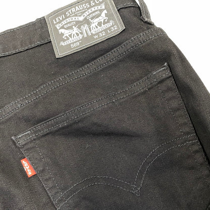 【中古品】【メンズ】 LEVI'S リーバイス PC9-00569-0125 569 DENIM PANTS デニム パンツ ズボン ボトムス 158-260720-ya-02-izu サイズ：32×32 カラー：ブラック 万代Net店