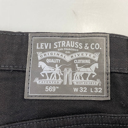 【中古品】【メンズ】 LEVI'S リーバイス PC9-00569-0125 569 DENIM PANTS デニム パンツ ズボン ボトムス 158-260720-ya-02-izu サイズ：32×32 カラー：ブラック 万代Net店