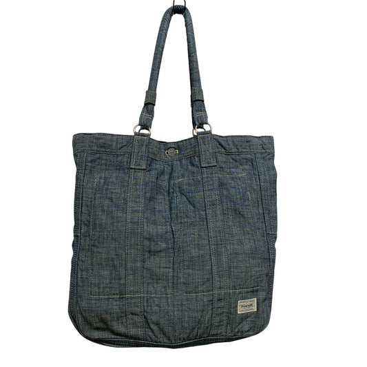【中古品】【メンズ/レディース】 PORTER ポーター 70TH ANNIVERSARY REVERSIBLE TOTE BAG アニバーサリー リバーシブル トート バッグ カバン 鞄 188-260705-cs-08-izu カラー：ブルー系 万代Net店