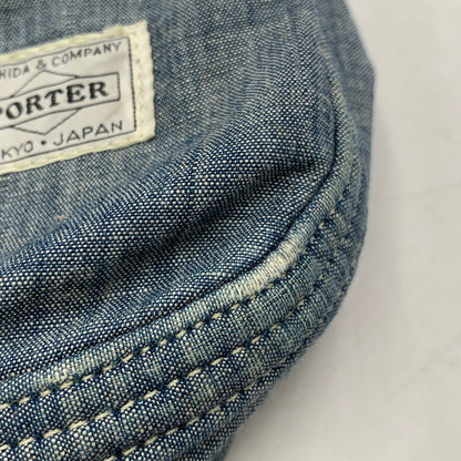 【中古品】【メンズ/レディース】 PORTER ポーター 70TH ANNIVERSARY REVERSIBLE TOTE BAG アニバーサリー リバーシブル トート バッグ カバン 鞄 188-260705-cs-08-izu カラー：ブルー系 万代Net店
