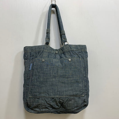 【中古品】【メンズ/レディース】 PORTER ポーター 70TH ANNIVERSARY REVERSIBLE TOTE BAG アニバーサリー リバーシブル トート バッグ カバン 鞄 188-260705-cs-08-izu カラー：ブルー系 万代Net店