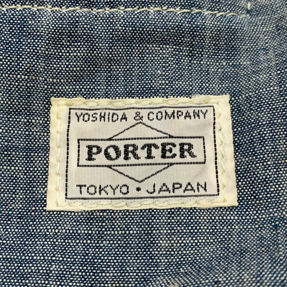 【中古品】【メンズ/レディース】 PORTER ポーター 70TH ANNIVERSARY REVERSIBLE TOTE BAG アニバーサリー リバーシブル トート バッグ カバン 鞄 188-260705-cs-08-izu カラー：ブルー系 万代Net店