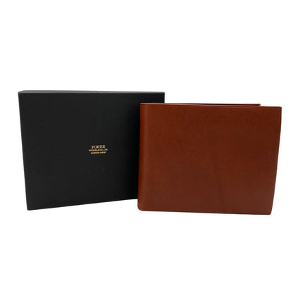 【中古品】【メンズ/レディース】 PORTER ポーター 236-03811 LEATHER WALLET レザー ウォレット 財布 200-260628-kh-05-izu カラー：ブラウン 万代Net店