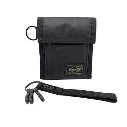 【中古品】【メンズ/レディース】 PORTER ポーター 555-06441 CAPSULE WALLET カプセル ウォレット 財布 200-260705-cs-07-izu カラー：ブラック 万代Net店