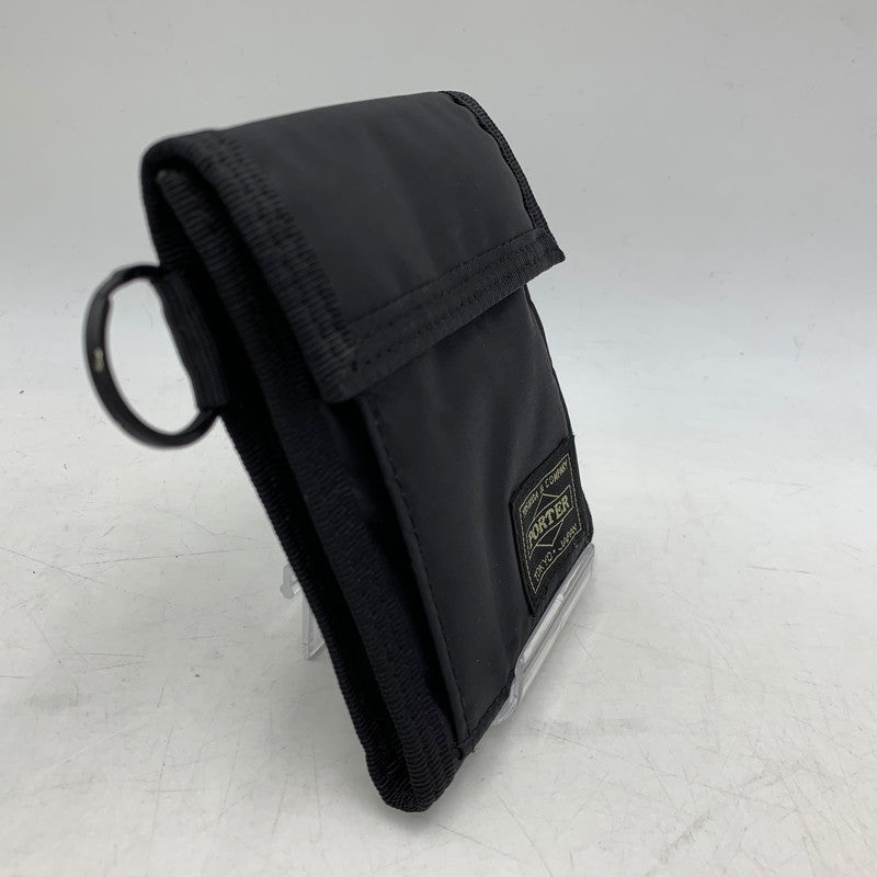 【中古品】【メンズ/レディース】 PORTER ポーター 555-06441 CAPSULE WALLET カプセル ウォレット 財布 200-260705-cs-07-izu カラー：ブラック 万代Net店