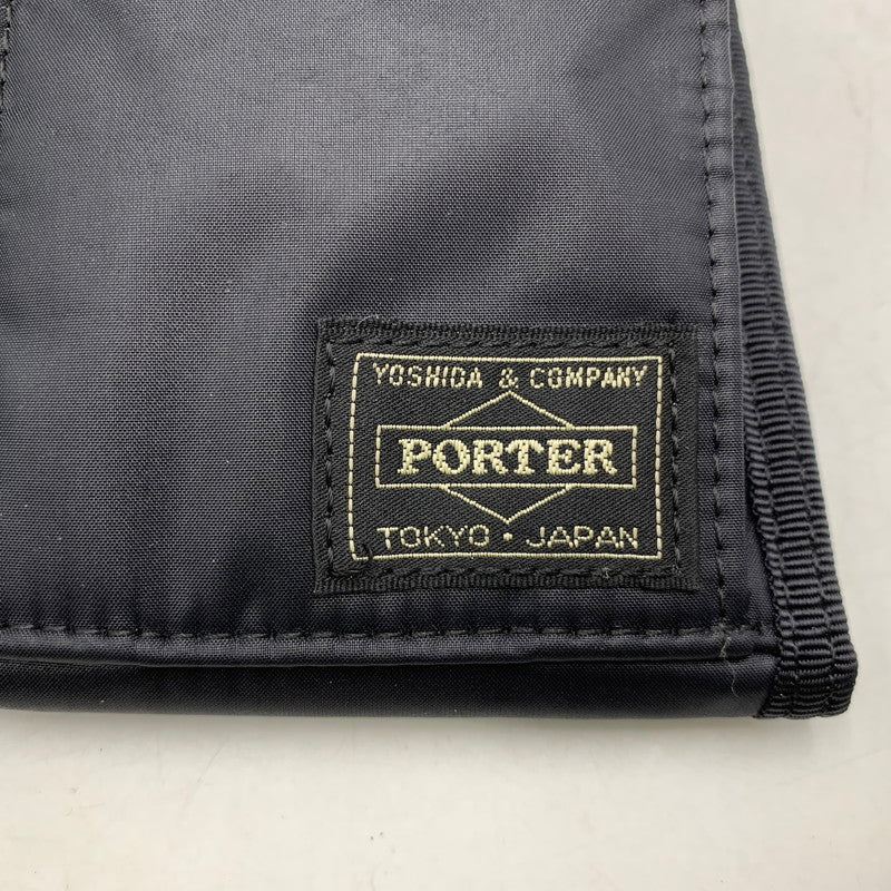 【中古品】【メンズ/レディース】 PORTER ポーター 555-06441 CAPSULE WALLET カプセル ウォレット 財布 200-260705-cs-07-izu カラー：ブラック 万代Net店