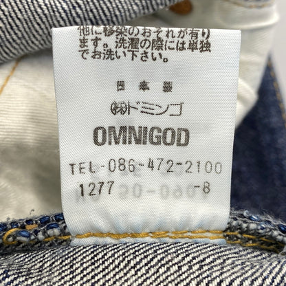 【中古品】【メンズ】 OMNIGOD オムニゴッド 50-090A 50090 セルビッチ DENIM PANTS デニム パンツ ボトムス 156-260704-kh-16-izu サイズ：30 カラー：インディゴ 万代Net店
