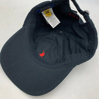 【中古品】【メンズ/レディース】 POLO RALPH LAUREN ポロ・ラルフローレン CHINO SPORT CAP チノ スポーツ キャップ 帽子 185-260704-kh-21-izu サイズ：ONE SIZE カラー：ブラック 万代Net店